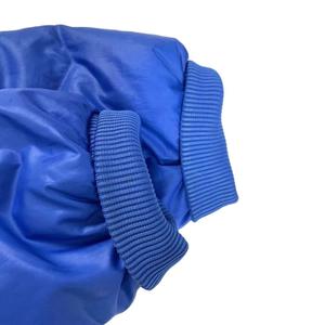 アディダス adidas ダウンジャケット ブルゾン ロゴ D83344 0 ブルー イエロー メンズ