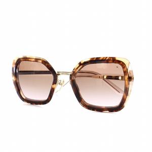 プラダ PRADA サングラス 53□21 ブラウン ゴールド SPR53Y /YM ■OH レディース
