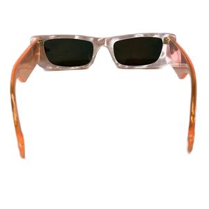 グッチ GUCCI サングラス レクタンギュラー インターロッキングG 52ロ20 オレンジ GG0516S レディース