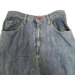 ヒステリックグラマー HYSTERIC GLAMOUR KINKY JEANS デニムロングスカート フレア バックスリット インディゴ レディース