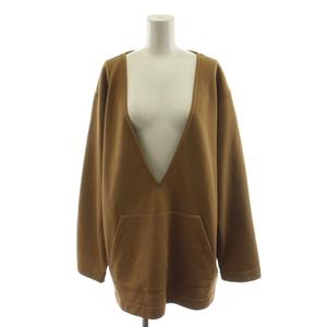 エムエムシックス メゾンマルジェラ MM6 Maison Margiela スウェット トレーナー Vネック S 茶 ブラウン S32GU0140 /AN63 レディース