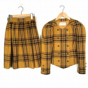 未使用品 バレンシアガ BALENCIAGA ツイードセットアップ チェック柄 