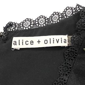 アリスオリビア alice + olivia ノースリーブワンピース レース 花柄  
