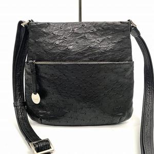 Laquju ラクジュ黒 レザー ハンドバッグ ショルダーバッグ