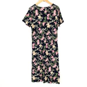 ローラアシュレイ LAURA ASHLEY タグ付き ワンピース 半袖 花柄 