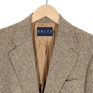 ラルフローレン RALPH LAUREN 長袖コットンツイードジャケット ベージュ ブラウン 9 M相当 メンズ