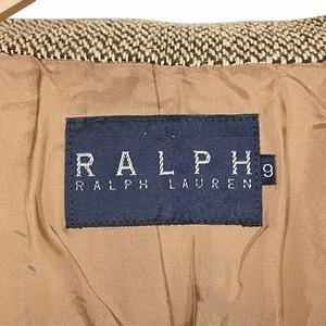 ラルフローレン RALPH LAUREN 長袖コットンツイードジャケット ベージュ ブラウン 9 M相当 メンズ