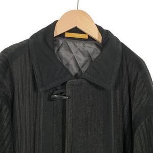 ランセル LANCEL コーデュロイダッフルコート 長袖 中綿入り 黒 ブラック M メンズ