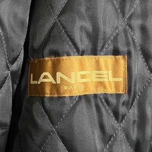 ランセル LANCEL コーデュロイダッフルコート 長袖 中綿入り 黒 ブラック M メンズ