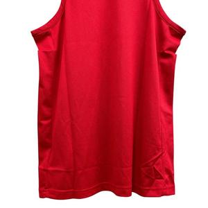 ナイキ NIKE タグ付きタンクトップ ロゴプリント メッシュ生地 レッド サイズXL メンズ