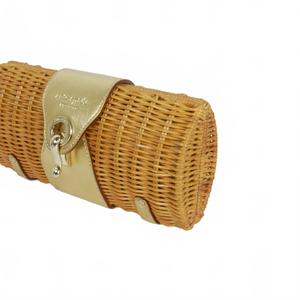 ケイトスペード KATE SPADE かご クラッチバッグ ベージュ ゴールド