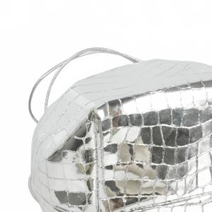 ジルサンダー JIL SANDER 24SS DUMPLING クロコ型押し レザーバケット  