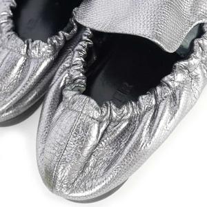 JlL SANDER ジルサンダー バレリーナ　バレーシューズ　37 シルバー JlL SANDER ジルサンダー バレリーナ バレーシューズ 37 シルバー JIL