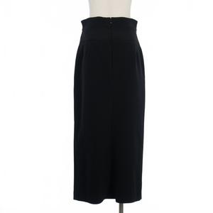 マメMamekurogouchiブラック タイトスカート マメクロゴウチ Mame Kurogouchi タイトスカート フロントスリット