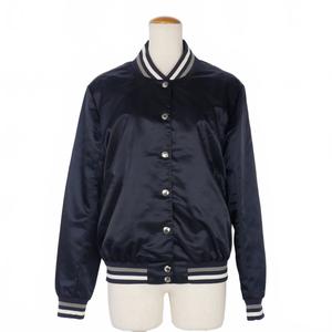 メゾンキツネ MAISON KITSUNE バックロゴ サテン テディブルゾン 