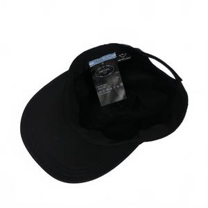 プラダ PRADA Re-Nylon トライアングルロゴ 三角プレート ベースボールキャップ 帽子 M 黒 ブラック 1HC274 P101 2022 26012 メンズ レディース
