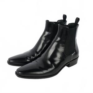 プラダ PRADA サイドロゴ チェルシーブーツ ショートブーツ サイズ35.5  レディース