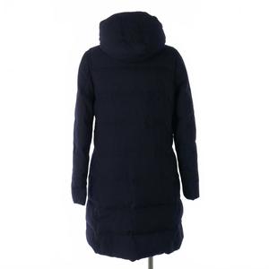 グリーンレーベルリラクシング ユナイテッドアローズ green label relaxing ダッフルコート 中綿 ミディアム 無地 サイズ38 ネイビー 紺 レディース