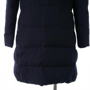 グリーンレーベルリラクシング ユナイテッドアローズ green label relaxing ダッフルコート 中綿 ミディアム 無地 サイズ38 ネイビー 紺 レディース