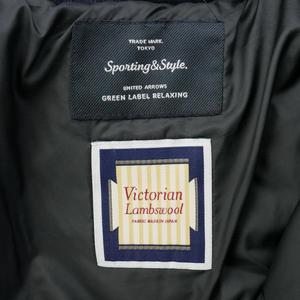 グリーンレーベルリラクシング ユナイテッドアローズ green label relaxing ダッフルコート 中綿 ミディアム 無地 サイズ38 ネイビー 紺 レディース