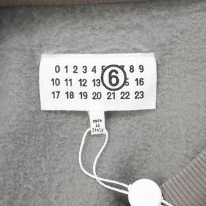 未使用品 エムエムシックス メゾンマルジェラ MM6 Maison Margiela 24SS ペイントスプラッター スウェット トレーナー S グレーベージュ S52GU0226 メンズ レディース