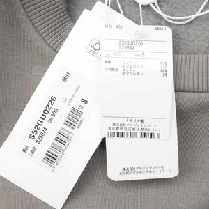 未使用品 エムエムシックス メゾンマルジェラ MM6 Maison Margiela 24SS ペイントスプラッター スウェット トレーナー S グレーベージュ S52GU0226 メンズ レディース