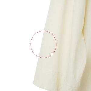 エムエムシックス メゾンマルジェラ MM6 Maison Margiela エイズプリント Tシャツ カットソー オーバーサイズ 半袖 Sサイズ オフホワイト 白 ブラック 黒 レディース