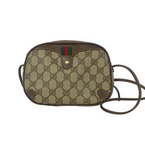 グッチ GUCCI オールドグッチ シェリーライン ミニショルダーバッグ ベージュ レディース