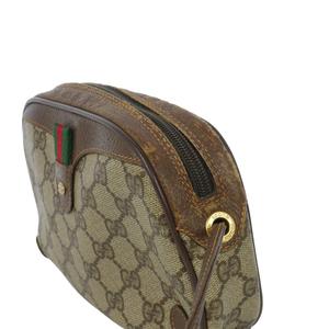 グッチ GUCCI オールドグッチ シェリーライン ミニショルダーバッグ ベージュ レディース