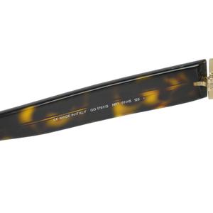 グッチ GUCCI サングラス ハーフリム GG金具 べっ甲柄 61□15 125 茶 ブラウン GG1797/S レディース