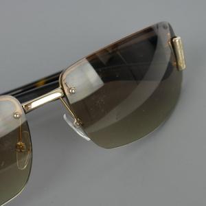 グッチ GUCCI サングラス ハーフリム GG金具 べっ甲柄 61□15 125 茶 ブラウン GG1797/S レディース