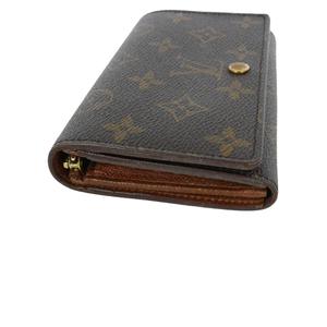 ルイヴィトン LOUIS VUITTON M61730 ポルトモネ ビエ トレゾール モノグラム 2つ折り財布 茶 ブラウン レディース