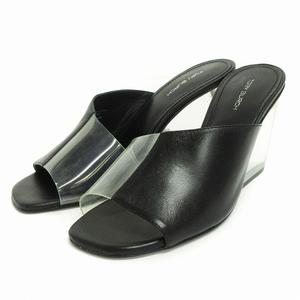 トリーバーチ TORY BURCH クリア ウェッジソール ミュール サンダル 