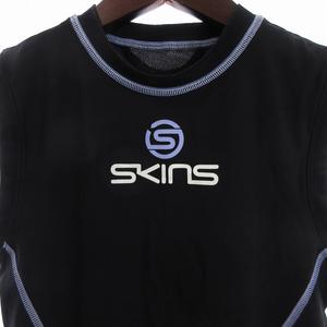 美品◎SKINS スキンズ コンプレッションウェア 3点セット ブラック 黒 SKINS（スキンズ）SERIES-3 メンズトップスロングスリーブ