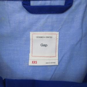 ギャップ GAP トレンチコート ダブル XXS ブルー a236 0427 レディース