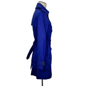 ギャップ GAP トレンチコート ダブル XXS ブルー a236 0427 レディース