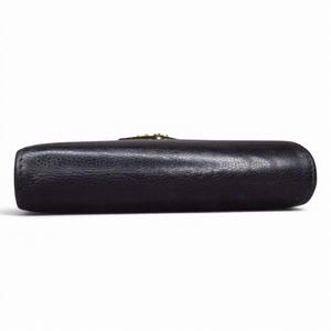 プラダ PRADA 2つ折り財布 ウォレット 三角プレート レザー ブラック k402040 レディース