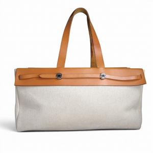 エルメス HERMES 美品 エールバッグ カバス GM トートバッグ □F刻印 替えバッグ付き ベージュ k4682303  レディース