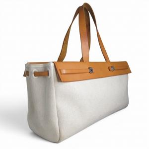 エルメス HERMES 美品 エールバッグ カバス GM トートバッグ □F刻印 替えバッグ付き ベージュ k4682303  レディース