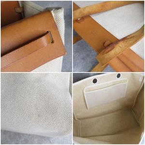 エルメス HERMES 美品 エールバッグ カバス GM トートバッグ □F刻印 替えバッグ付き ベージュ k4682303  レディース