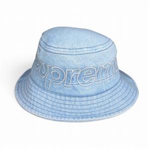 シュプリーム SUPREME 2023SS Outline Crusher デニム ハット 帽子 ライトブルー S/M k468035 メンズ レディース