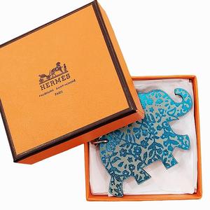 エルメス HERMES バッグチャーム エレファントモチーフ ゾウ アニマル  