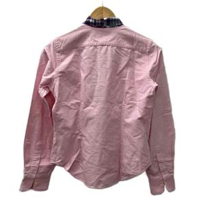 ラルフローレン RALPH LAUREN シャツ ブラウス ポニー刺繍 チェック ピンク 9 約XS レディース