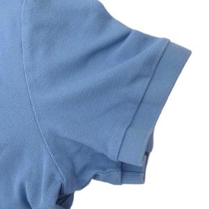 バーバリー BURBERRY ポロシャツ 半袖 ロゴ刺繍 鹿の子 TB L 青 ブルー THTHAGAR129SAM ☆AA★ メンズ