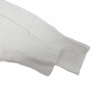 ラブレス LOVELESS ニットワンピース マキシ ロング 長袖 フード 34 S 白 ホワイト 62J15-241-02 レディース