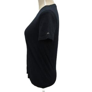 ラブレス LOVELESS Tシャツ カットソー 半袖 ロゴプリント 38 M 黒 ブラック 62P30-130-28 ■MET2 レディース