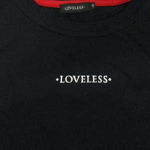 ラブレス LOVELESS Tシャツ カットソー 半袖 ロゴプリント 38 M 黒 ブラック 62P30-130-28 ■MET2 レディース