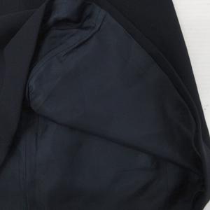 プラダ PRADA フレアスカート ひざ丈 40 M 黒 ブラック 21H645 ■MET2 ☆AA★ レディース