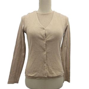 ラルフローレン RALPH LAUREN 美品 アンサンブルニット カーディガン ベスト コットン ベージュ M ■MET2 レディース