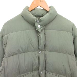 カルバンクラインジーンズ Calvin Klein Jeans ダウンジャケット ブルゾン ロゴ刺繍 カーキ 緑 グリーン M メンズ